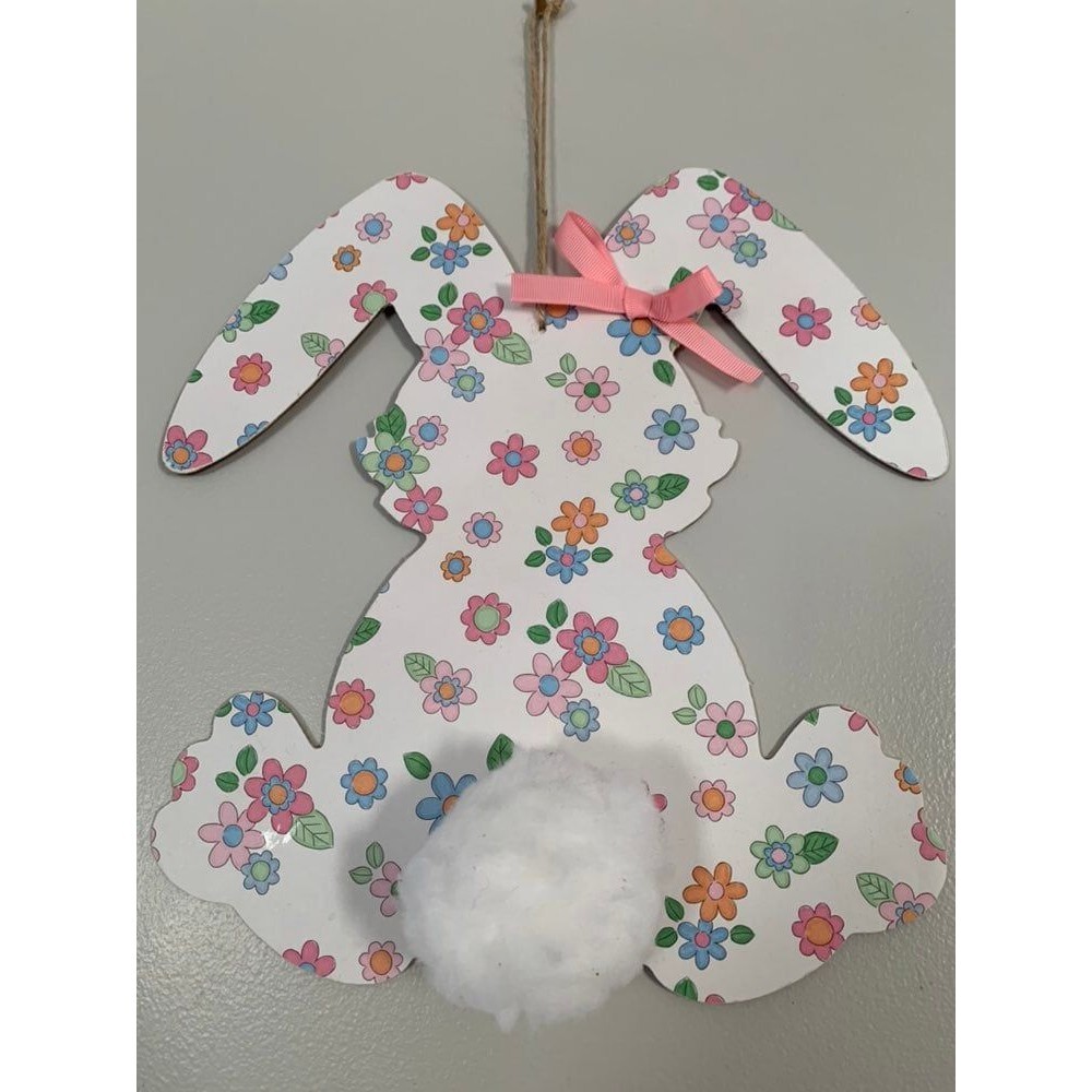 Wood Bunny Wall Decor